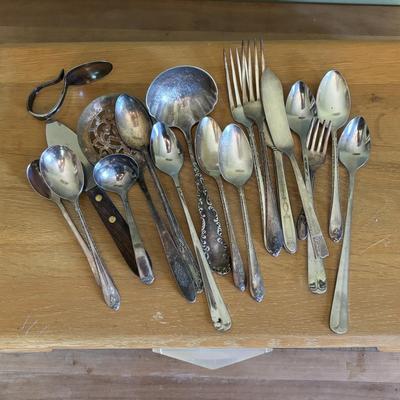 LOT 93: Vintage Utensil including USN Forks & Spoons