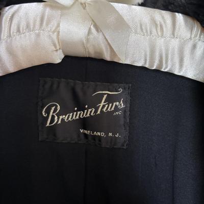 LOT 101: Vintage Fur Collection: Brainin Furs Inc of Vineland Coat & Evans Custom Studio