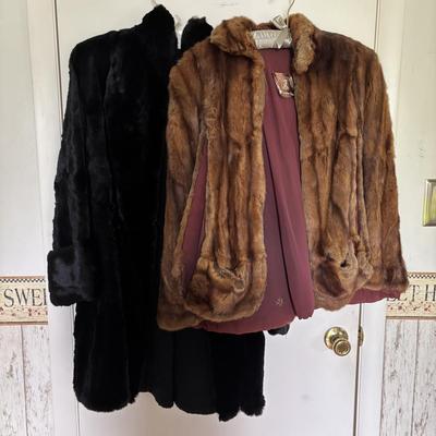 LOT 101: Vintage Fur Collection: Brainin Furs Inc of Vineland Coat & Evans Custom Studio