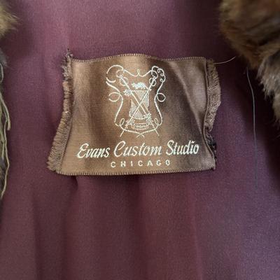 LOT 101: Vintage Fur Collection: Brainin Furs Inc of Vineland Coat & Evans Custom Studio