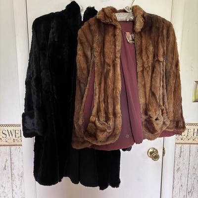 LOT 101: Vintage Fur Collection: Brainin Furs Inc of Vineland Coat & Evans Custom Studio