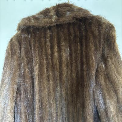 LOT 103: Mink Stole by Finkel's Fur Factory, Camden NJ & Monogramed Fur Coat