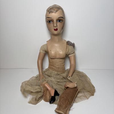 LOT 111: Maid Doll, Handmade Doll, and Doll for Parts