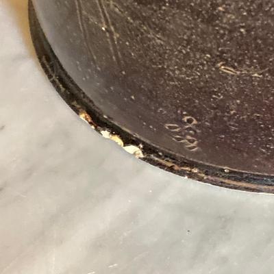 LOT 165: Vintage Brown Glazed Ceramic Animal Feeder