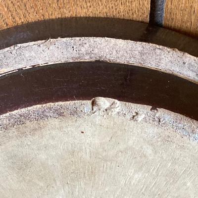 LOT 165: Vintage Brown Glazed Ceramic Animal Feeder