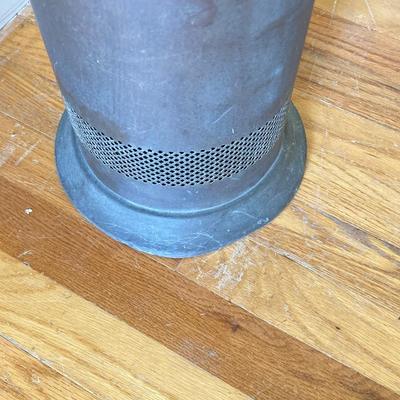 LOT 177: Brass Cane / Umbrella Holder with Collection of Wooden Canes