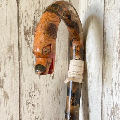 LOT 177: Brass Cane / Umbrella Holder with Collection of Wooden Canes