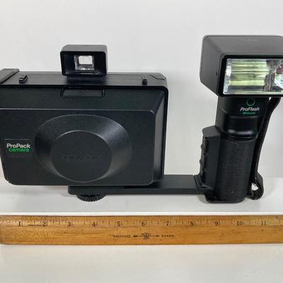 LOT 179: Vintage Polaroid Collection - Pro Pack Camera, Supercolor 635CL and Film