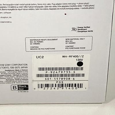 LOT 183: Sony WH-RF400 Wireless Headphones in Original Box and Blue Microphones Snowball Ice