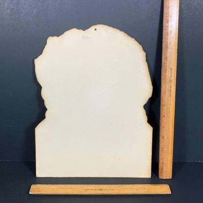 LOT 184: Brooklyn Dodgers 1955 World Series vs New York Yankees Wall Art, Sandy Koufax Figurine in Original Box and Ken-Wel Brand Sign