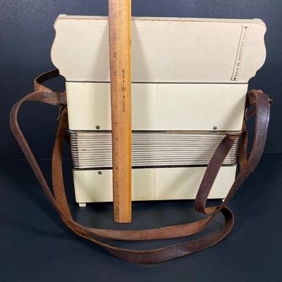 LOT 185: Vintage Hohner Accordion in Case