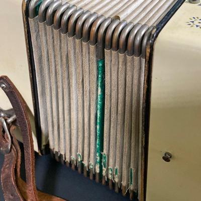 LOT 185: Vintage Hohner Accordion in Case