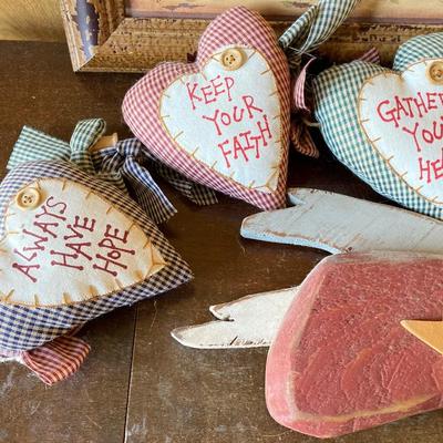 LOT 187: Collection of Primitive Home Decor