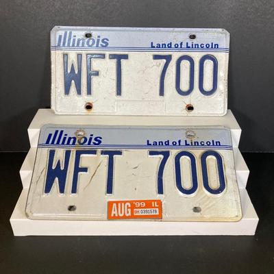LOT 189: Collection of Vintage License Plates