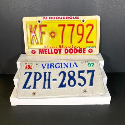 LOT 189: Collection of Vintage License Plates