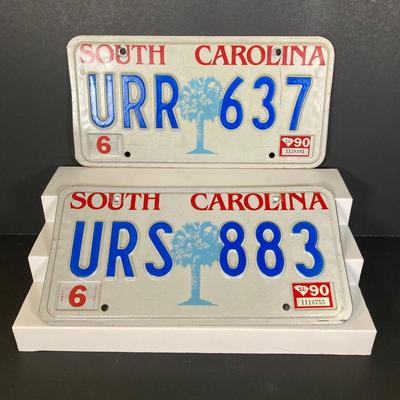 LOT 189: Collection of Vintage License Plates