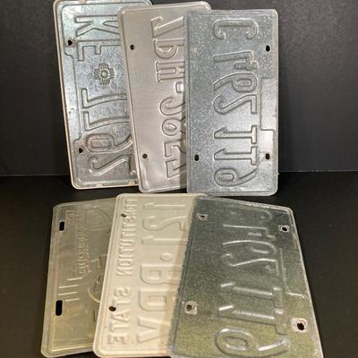 LOT 189: Collection of Vintage License Plates