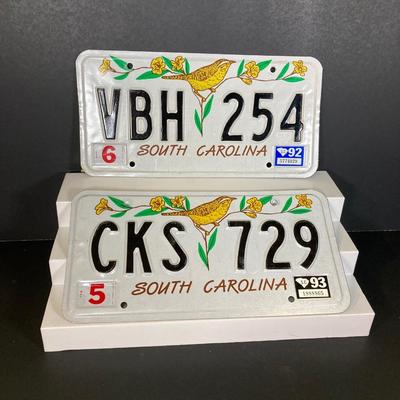LOT 189: Collection of Vintage License Plates