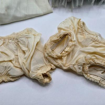 LOT 195: Small Vintage Dolls, Clothing, and Accessories