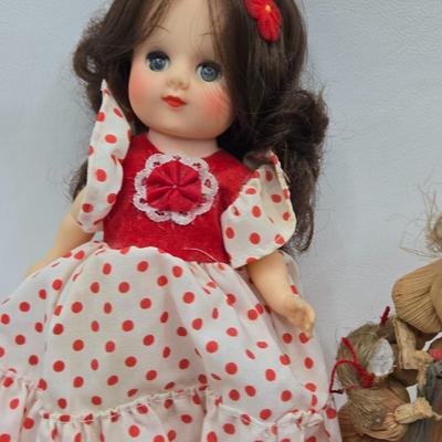 LOT 195: Small Vintage Dolls, Clothing, and Accessories