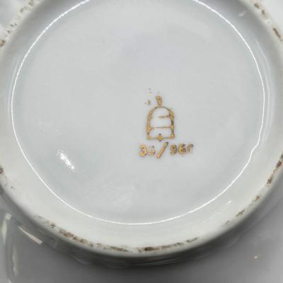 LOT 202: Beautiful San Francisco Music Box, Vintage Violet Trinket Dish, Menu Board with Place-settings, Vintage shoe Clips, and So Much...