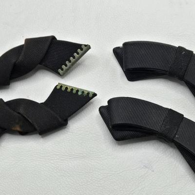 LOT 202: Beautiful San Francisco Music Box, Vintage Violet Trinket Dish, Menu Board with Place-settings, Vintage shoe Clips, and So Much...