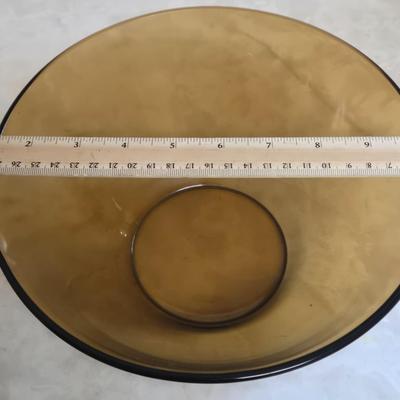 LOT Kitchen Lot with Apple Clock, Tupperware Jell-o Mold, Serving Plates, Cannister with Match Collection, and More