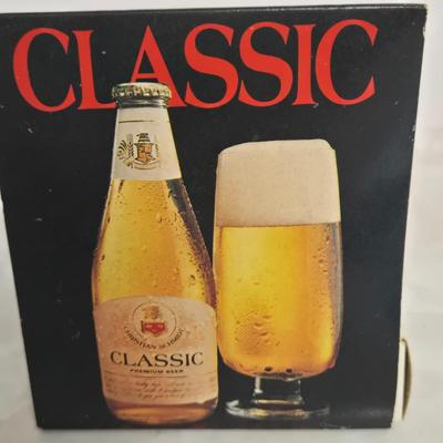 LOT Kitchen Lot with Apple Clock, Tupperware Jell-o Mold, Serving Plates, Cannister with Match Collection, and More