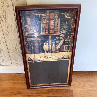 LOT 212: Three Tier Metal Galvanized Tray with Memo Board and Assorted Picture Frames