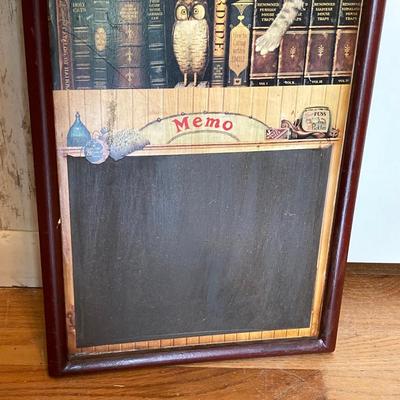 LOT 212: Three Tier Metal Galvanized Tray with Memo Board and Assorted Picture Frames