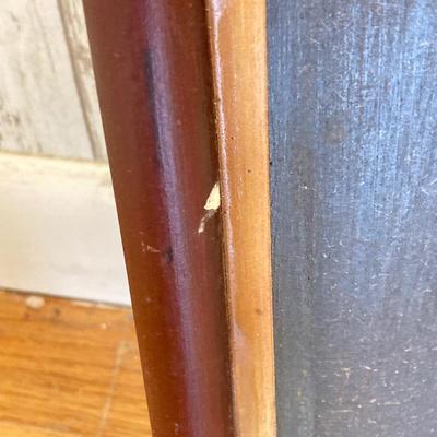 LOT 212: Three Tier Metal Galvanized Tray with Memo Board and Assorted Picture Frames