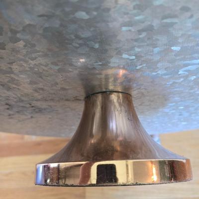 LOT 212: Three Tier Metal Galvanized Tray with Memo Board and Assorted Picture Frames