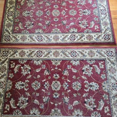 LOT Braided Rug and Two Area Rugs