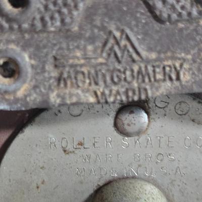 LOT 215: Vintage Women's Chicago Roller Skates, Adjustable Metal Roller Skates, And Chicago Roller Skates that Fit Over Shoes