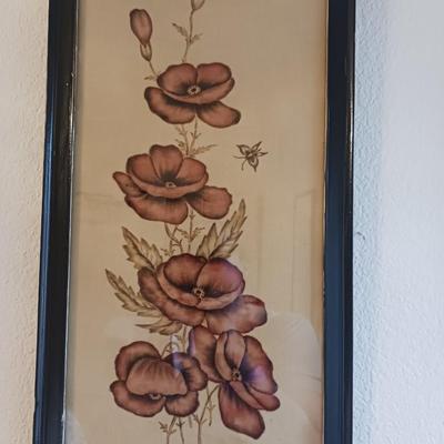 FRAMED FLORAL PICTURES