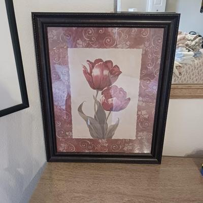 FRAMED FLORAL PICTURES