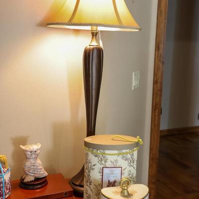 Master Bedroom: Red Desk, Chair & Decor