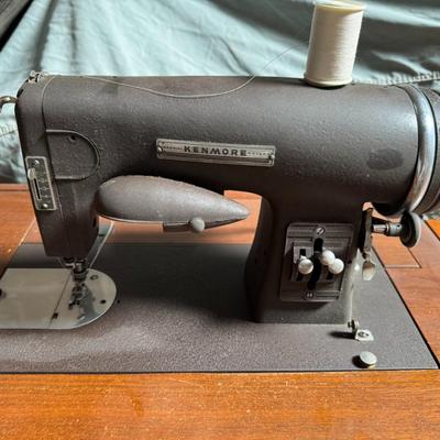 Kenmore Vintage Sewing machine in Cabinet