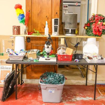 Microscope, Lights, Household items & More (Garage)