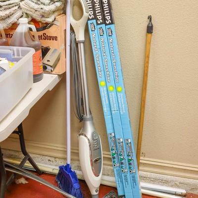 Lights, Cleaning Supplies & More (Garage)