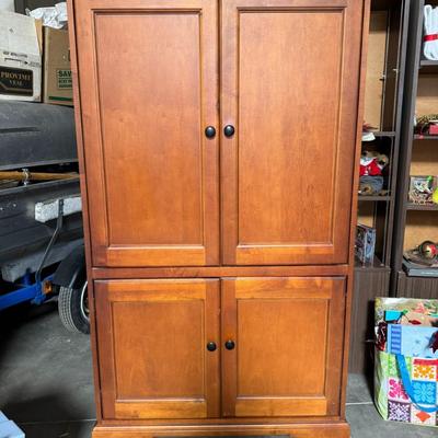Cherry Wood Armoire