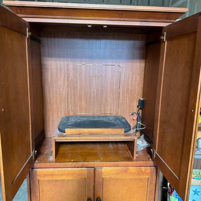 Cherry Wood Armoire