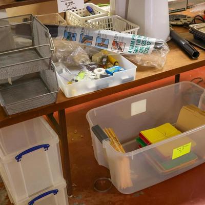 Garage: Storage Containers, Christmas Lights, Office Supplies & more