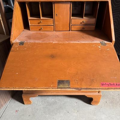 Drop front Writers Desk