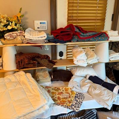 Linens Selection (Master Bedroom)
