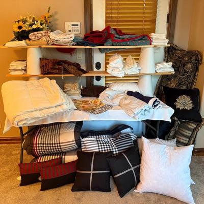 Linens Selection (Master Bedroom)