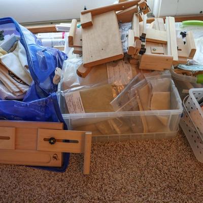 Upstairs Middle Selection: Lap Frames, Organizing Carts, Knitting Needles, John James Needle Packs, Baskets, Pin Cushions & more