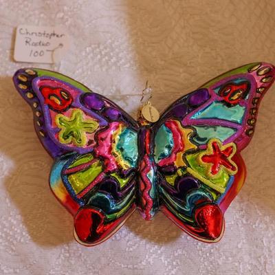 Christopher Radko Butterfly Ornament