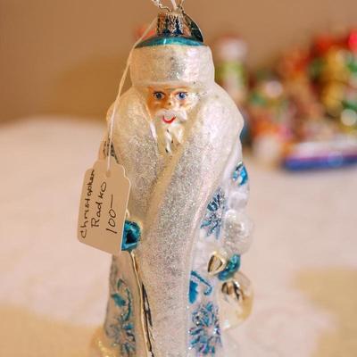 Christopher Radko Santa Ornament