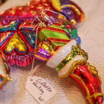 Selection of 7 Christopher Radko Ornaments